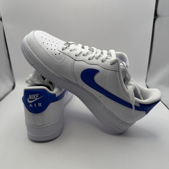 Nike Air Force 1 Low Hyper Royal FJ4146-113 Men's Size 10.5 Sneaker Shoes New - Picture 6 of 11